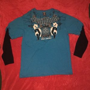 Men’s long sleeve South Pole tee shirt